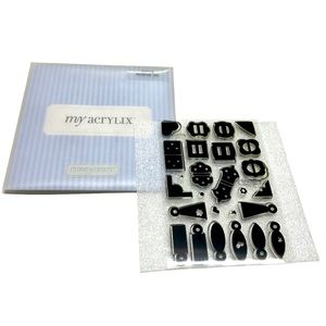 Close to My Heart My Acrylix Stamp Set- C1229 Accents, Etc.